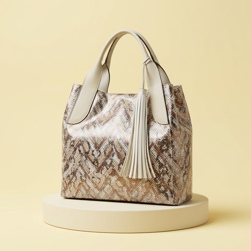 Marbella Chevron Beige — Magia Rosa